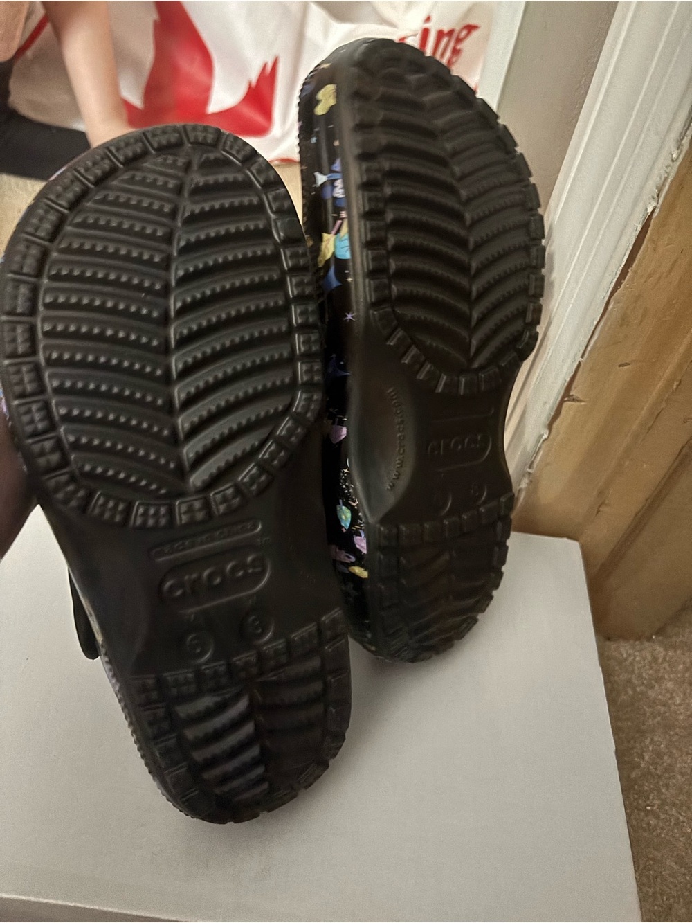 Disney 70th Anniversary Black Character Clogs - Picture 2 of 2
